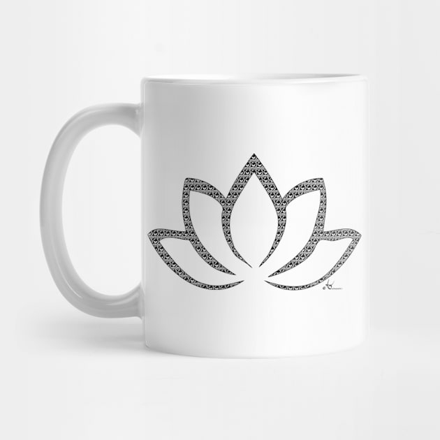 Lotus flower Symbol by Symbolsandsigns